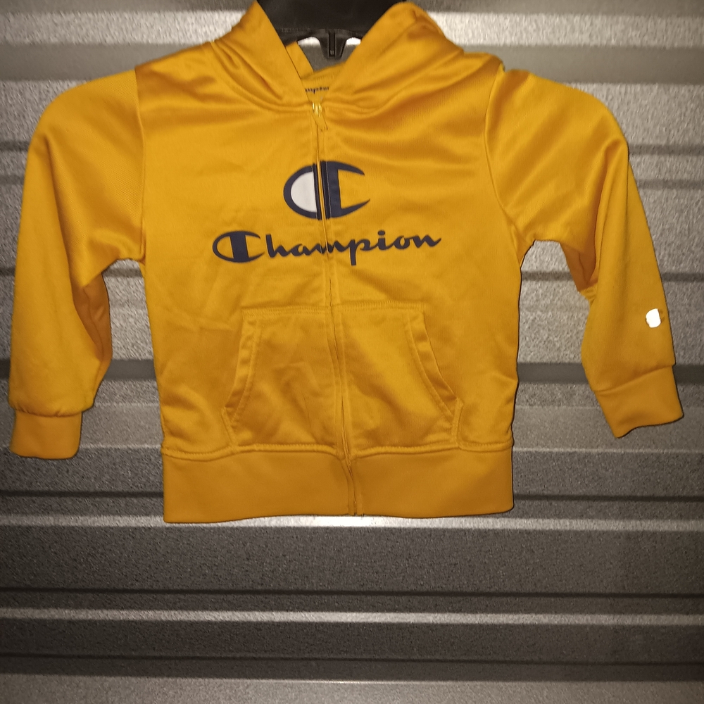 Champion Kids Mustard Yellow Hoodie